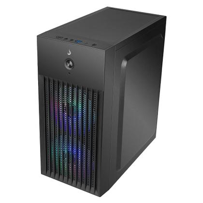 Imagem de Gabinete Office Rise Mode X1 Black, Mini Tower, M-ATX, Sem FANs, Preto - RM-GA-OFX1-FB