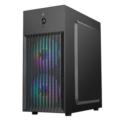 Imagem de Gabinete Office Rise Mode X1 Black, Mini Tower, M-ATX, Sem FANs, Preto - RM-GA-OFX1-FB