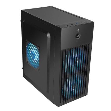 Imagem de Gabinete Office Rise Mode X1 Black, Mini Tower, M-ATX, Sem FANs, Preto - RM-GA-OFX1-FB