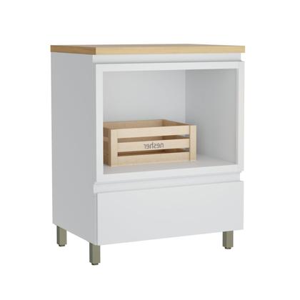 Imagem de Gabinete para Banheiro 70cm 1 Gaveta com Caixa Organizadora Rainha