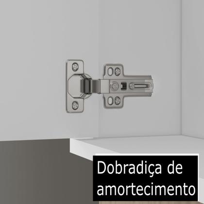 Imagem de Gabinete para Banheiro 70cm com Cuba e Espelheira Veneza