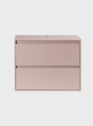 Imagem de Gabinete para Banheiro 80cm Mdf Rosa Dubai - On Móveis