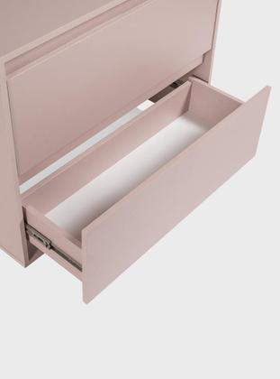 Imagem de Gabinete para Banheiro 80cm Mdf Rosa Dubai - On Móveis