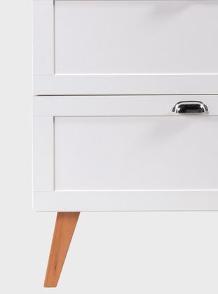 Imagem de Gabinete para Banheiro com Tampo 80cm Retro Mdf Branco Milano - On Móveis