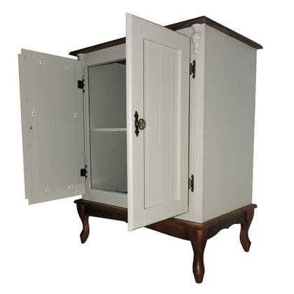 Imagem de Gabinete para Banheiro de Madeira Antique Luís XV com 2 Portas - 102004