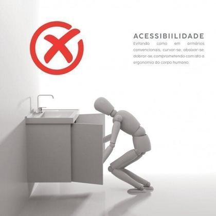 Imagem de Gabinete para Banheiro Suspenso 80cm sem Lavatório