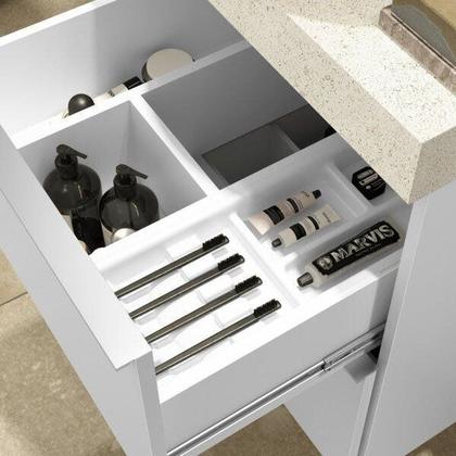 Imagem de Gabinete para Banheiro Suspenso 80cm sem Lavatório