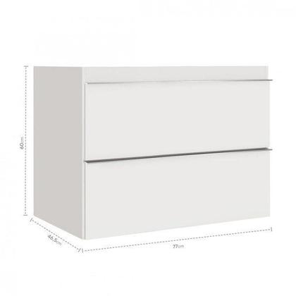 Imagem de Gabinete para Banheiro Suspenso 80cm sem Lavatório