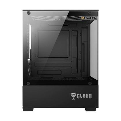 Imagem de Gabinete Preto Gamer Mid Tower Para Placa Mãe Micro ATX / ITX - CLANM