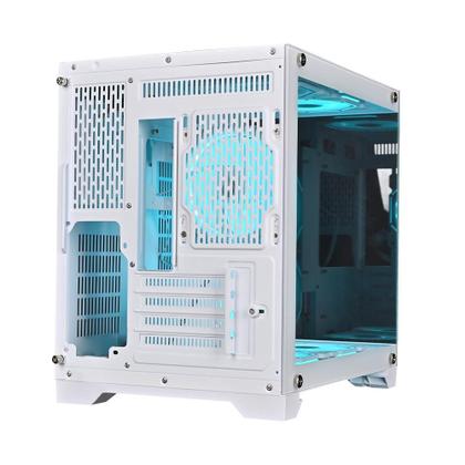 Imagem de Gabinete Rise Mode Galaxy Full Glass Mid Tower Vidro Preto