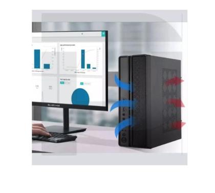 Imagem de Gabinete Slim com Fonte 200W Bluecase BG2002  Compacto, Versátil e Pronto para o Desempenho