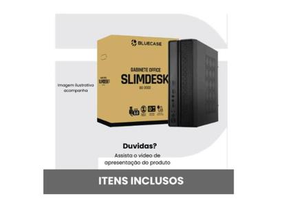 Imagem de Gabinete Slim com Fonte 200W Bluecase BG2002  Compacto, Versátil e Pronto para o Desempenho