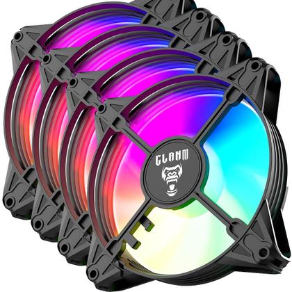 Imagem de Gabinete Zilla Pc Gamer Com 4 Fans Rgb Inclusas  ATX, Mini-ITX, mATX