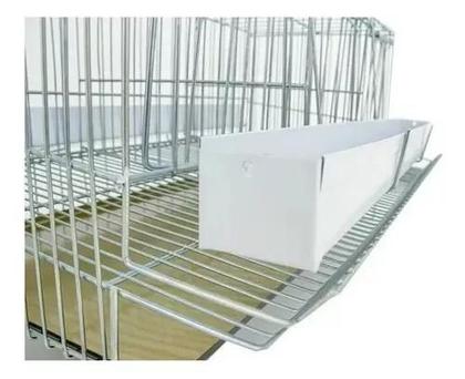 Imagem de Gaiola 3 Divisórias Para Codorna Poedeira Pequena Contrera Completa Ovos