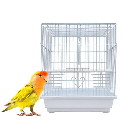 Imagem de Gaiola Quadrada Para Passarinho Periquito Calopsita Metal Cor Sortida American Pets 212