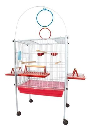 Imagem de Gaiola Viveiro Calopsita Aves Pequenas Com Bolsa E Capa Protetora