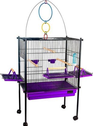 Imagem de Gaiola Viveiro Calopsita Aves Pequenas Com Bolsa E Capa Protetora