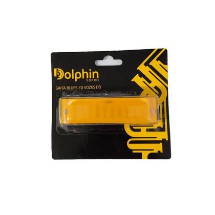 Imagem de Gaita Blues 20 Vozes Do Corpo De Plastico Cores Sortidas Dolphin