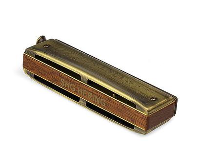 Imagem de Gaita De Boca Cromática SHG Hering Vintage 1040 Lá