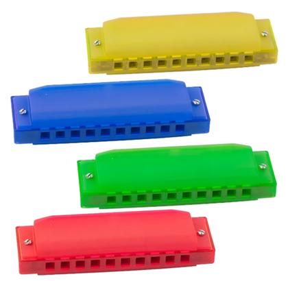 Imagem de Gaita De Boca Dolphin 20 Vozes Diatônica Azul C Azul