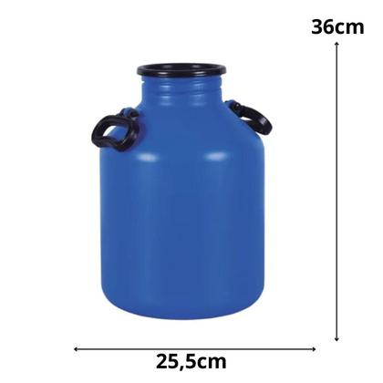 Imagem de Galão Para Leite e Líquidos em Geral Azul Injesul 15L  Ideal no transporte e conservação