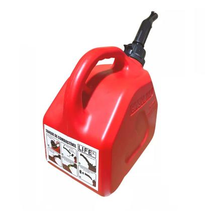 Imagem de Galão Tanque Transporte Lifek Gasolina Combustível 5L C/Bico