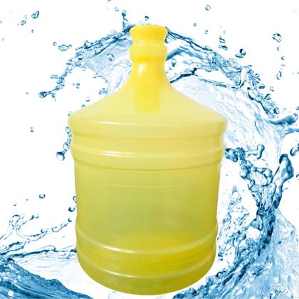 Imagem de Galão Vazio  Água Mineral 10 Litros Garrafão Novo Amarelo
