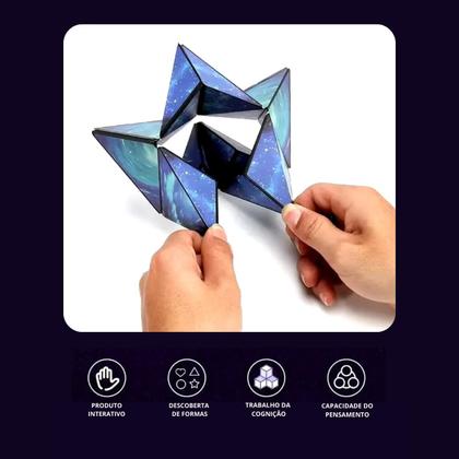 Imagem de Galaxy Magic Cube Qiyi Estrutura Shape Mutável Stickerless