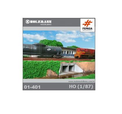 Imagem de Galeria Pluvial Kit Para Montar (Ho) Holzmann 01-401 Fepasa