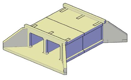Imagem de Galeria Pluvial Kit Para Montar (Ho) Holzmann 01-401 Fepasa