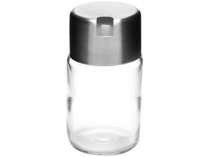 Imagem de Galheteiro Vidro Forma Inox 5 Peças com Suporte