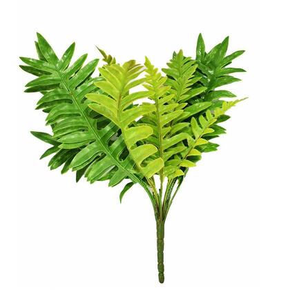 Imagem de Galho de Samambaia Artificial Pendurar Flor Arte 35cm