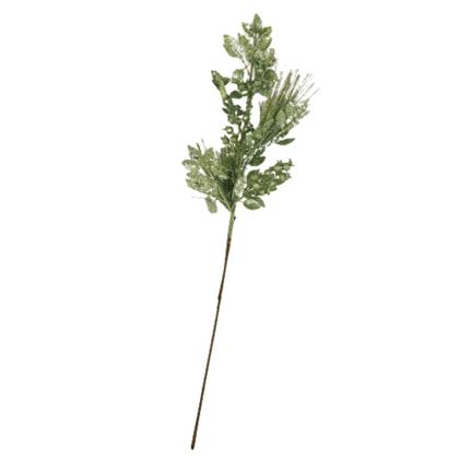 Imagem de Galho Decorativo Natal 68cm Frutas Silvestres Verde