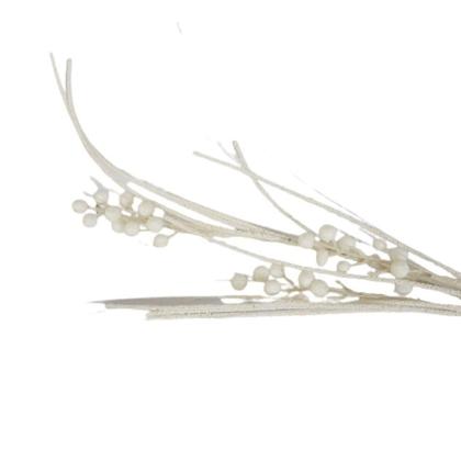 Imagem de Galho Decorativo Natal Com 75cm Branco 75cm