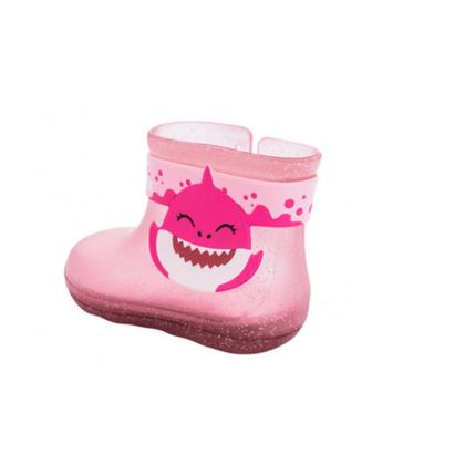 Galocha Baby Shark Rosa Glitter Grendene Imagem de Galocha Baby Shark Rosa Glitter Grendene