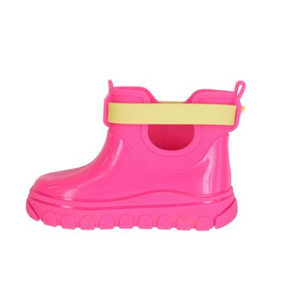 Imagem de Galocha Infantil Baby Shark Com Capa De Chuva Grendene Rosa