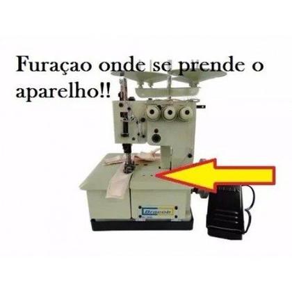 Imagem de Galoneira 3 Agulhas Semi Industrial 250w + Aparelho Viés