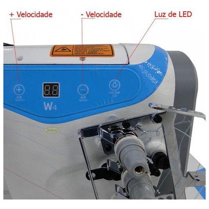Imagem de Galoneira Plana Fechada Direct Drive 3 Agulhas Jack JK-W4+M