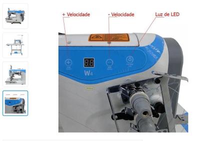 Imagem de Galoneira Plana Fechada Direct Drive 3 Agulhas Jack JK-W4