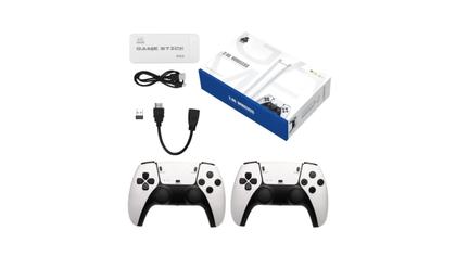 Imagem de Game M15 Pro HD +20.000 Jogos +2 Controles Sem Fio Branco