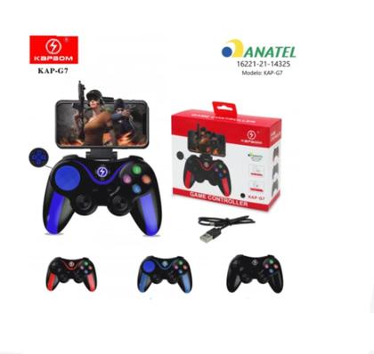 Imagem de Game Pad Joystick Gamer Bluetooth Para Celular Tablet PC Notebook e SmartTv - Kap Bom