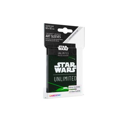 Imagem de    Gamegenic Star Wars Unlimited Art Sleeves Card Back Green