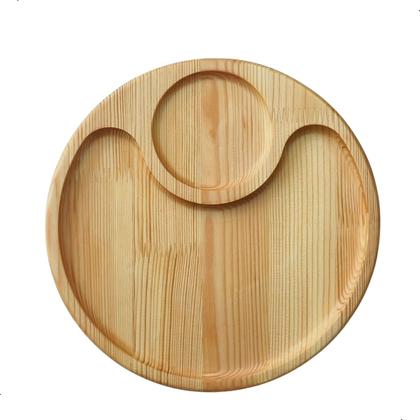 Imagem de Gamela Churrasco 2 Divisórias Bamboo Mor Tabua Bandeja