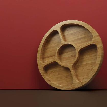 Imagem de Gamela com 5 Divisórias Bamboo