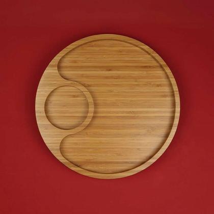 Imagem de Gamela de Bamboo com 2 Divisórias Mor