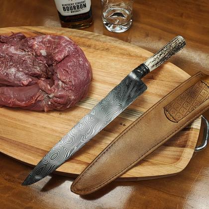 Imagem de Gamela de Madeira com Alças 54x30cm Travessa para Servir Churrasco Zanline Rústica