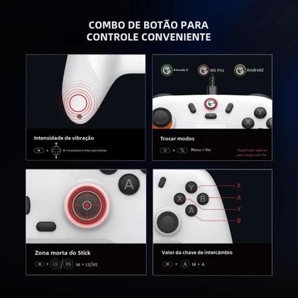 Imagem de GameSir Nova Lite - Controle Sem Fio Bluetooth para Switch, Android, iOS, PC e Steam