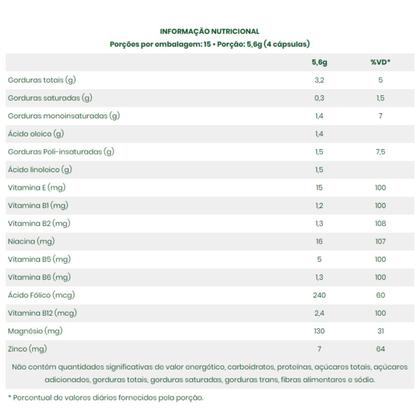 Imagem de Gamma Oryzonol + ZMA Macrophytus 60 Cápsulas