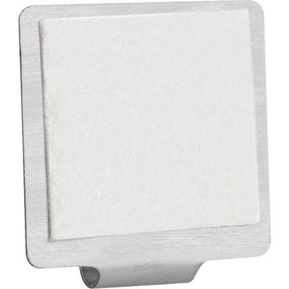 Imagem de Gancho Adesivo Quadrado em Inox com 2 Peças - Vonder