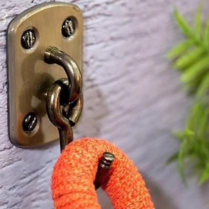 Imagem de Gancho Armador Rede Dormir Fixar Silencioso Várias Cores